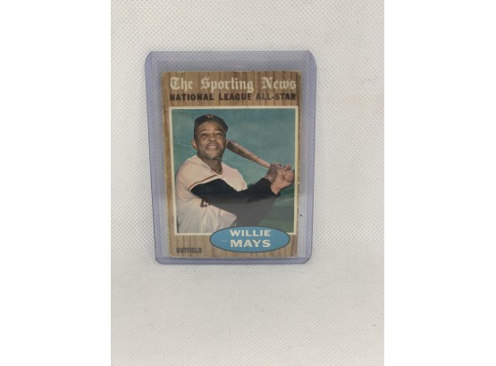 1962 Topps Willie Mays All-star