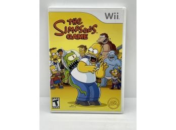 Wii The Simpsons Game