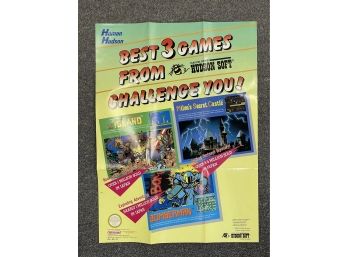 Nintendo Best 3 Games To Challenge You Poster