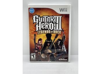Wii Guitar Hero Legends Of Rock