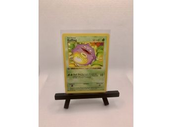 Pokemon Grail 1st Edition Koffing LIGHT/THIN STAMP