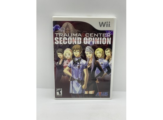 Nintendo Wii Trauma Center Second Opinion Tested And Working With Manual