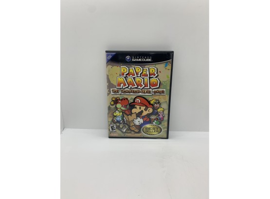 Nintendo Gamecube PAPER MARIO THE THOUSAND-YEAR DOOR WITH MANUALS Tested And Working