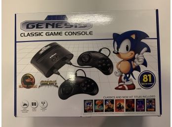 Sega Genesis Classic INCLUDES 81 GAMES With Box Tested And Working