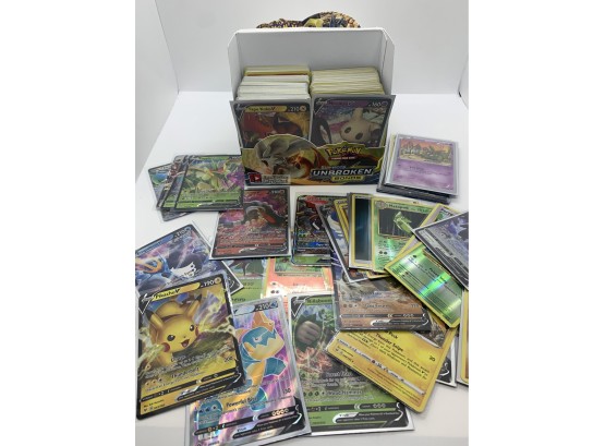 Pokemon Cards 400 Plus Holos/ultra Rare And Uncommon Evolutions