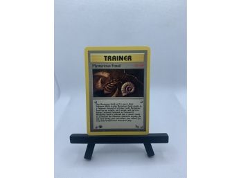 Pokemon 1ST EDITION Trainer Mysterious Fossil