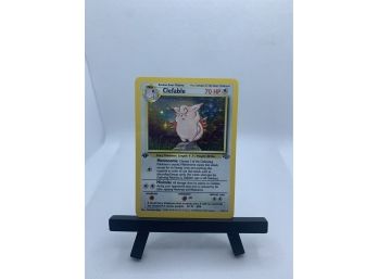 Pokemon Clefable 1ST EDITION Holo