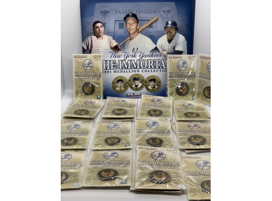 New York Post Yankees The Immortals Coin Lot