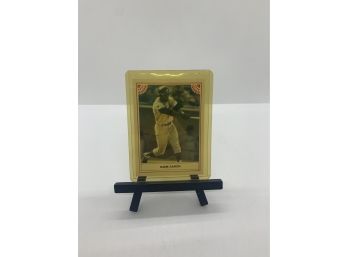 Hank Aaron Card 8 Of 12
