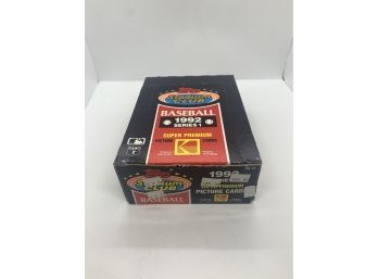 1992 Topps Club 36 Sealed Packs And Box