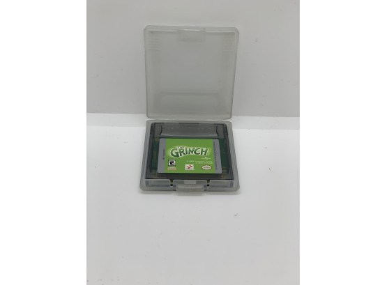 Game Boy Color Grinch With Case