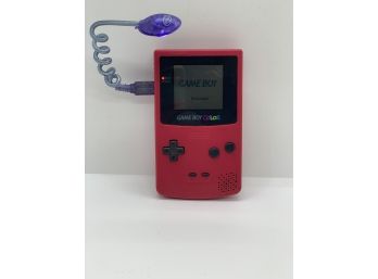 Game Boy Color With Light