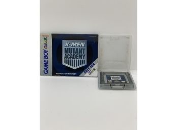 Game Boy Color Mutant Academy With Manual
