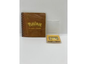 Game Boy Pokemon Yellow With Trainer's Guide