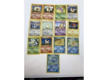 Base Set 1 Pokemon Card Lot