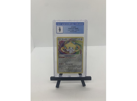 Pokemon Jirachi CGC 9 Vivid Voltage Amazing Rare Holo