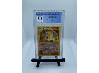 Pokemon Charizard Base Set Unlimited Holo CGC 6.5