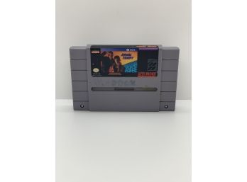 SNES Super Nintendo Rival Turf Tested And Working