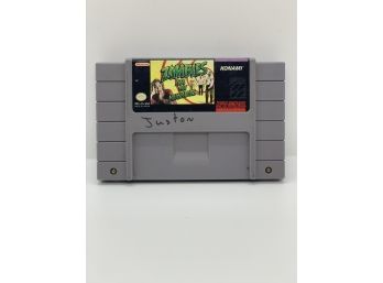 SNES Super Nintendo Zombies Ate My Husband Tested And Working