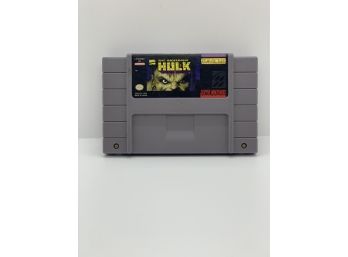 SNES Super Nintendo Hulk Tested And Working