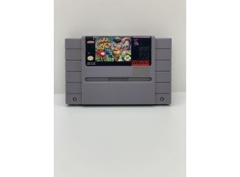 SNES Super Nintendo Chuck Rock Tested And Working