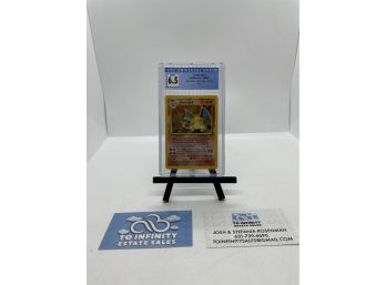 Pokemon Charizard Holo Base Set Unlimited WITH SUBGRADES! CGC 6.5 EXCELLENT/NEAR MINT CONDITION