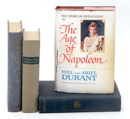 Collection Of Vintage Books Including The Age Of Napoleon, Bernard Shaw Nine Plays, Napoleon
