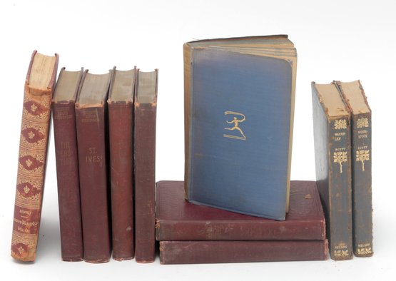 Lot Of 10 Vintage Books Including Robert Louis Stevenson