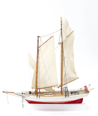 Wood Model Sailboat