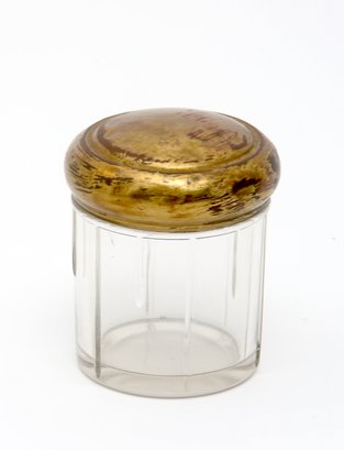 Vintage Brass Top Jar