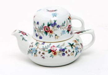 Andrea Of Sadek Wild Flowers Tea Pot And Cup