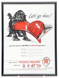 Texaco Original Poster Advertisement