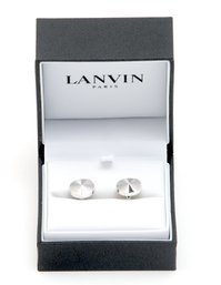 LANVIN Platinum-Plated Cufflinks