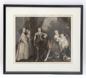 The Five Eldest Children Of Charles I By Sir Anthony Van Dyck 1599-1641 18.5 ' X 16 '