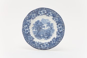 Wedgwood Blue And White Plate