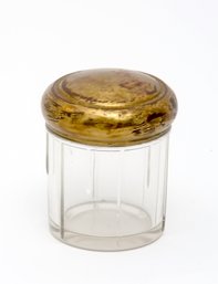 Vintage Brass Top Jar