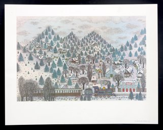 Cuca Romley 'The Winter Trees Graphic LTD' / Christmas Town