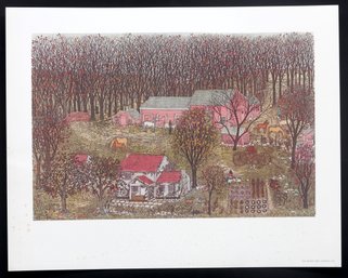 Cuca Romley 'The Winter Trees Graphic LTD'/ Pink Farm House