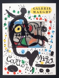 Joan Miro 'cartons' Galerie Maeght Reproduction Poster