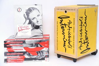 Andy Warhol's Interview 7 Book Suitcase