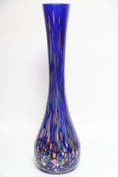 Mid Century Murano Glass Vase Signed