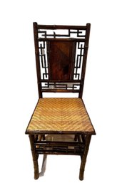Vintage French Chinoiserie Bamboo Chair