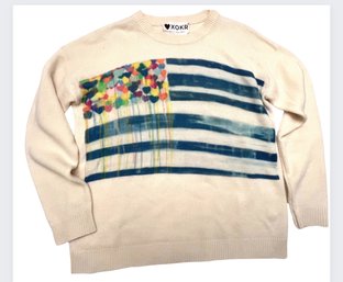 Kerri Rosenthal United States Of Love Cashmere Sweater
