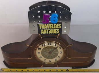 Mantle Clock/ Ships Wheel