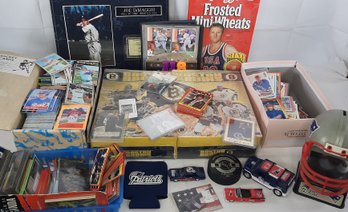 Large Sports Lot & Sports Cards