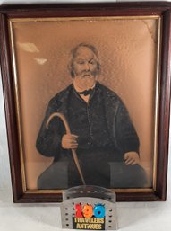 23 X 19 Antique Framed- Believed To Be A Pepperell MA Resident