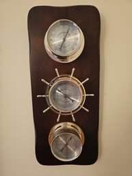 Vintage Weather Station Barometer