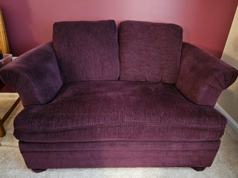 Merlot Sleeper Love Seat Sofa
