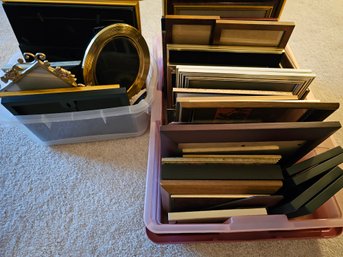 Picture Frame Lot Assorted Sizes And Shapes