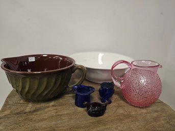 Assorted Ceramic And Glass Lot
